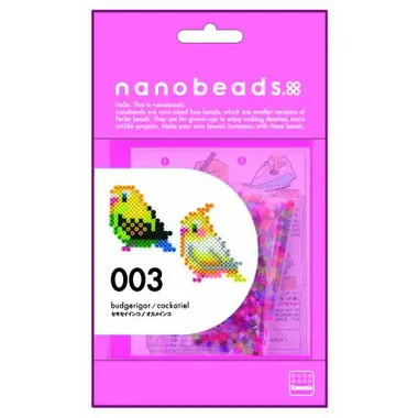 80-63002 ｎａｎｏｂｅａｄｓ  003　セキセイインコ/オカメインコ
