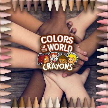 【メーカー取寄】520108 カラー・オブ・ザ・ワールド　世界のお友達　クレヨン２４色