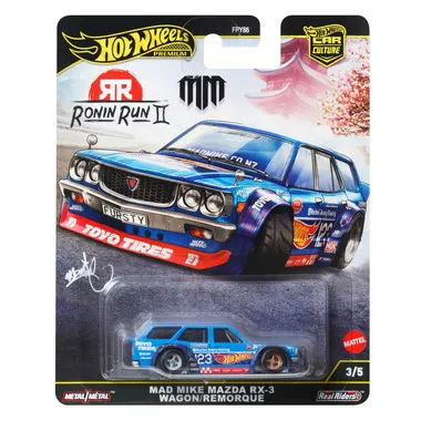 【予約】JBK50  ホットウィール カーカルチャー ローニン・ランⅡ マッド・マイク マツダ RX-3 ワゴン/ ルモルク