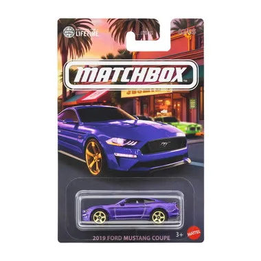 JCG63  マッチボックス テーマ ローカル クルーザーズ2019 フォード マスタング クーペ