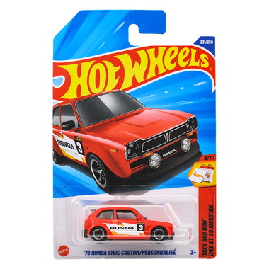 【予約】JFN84  ホットウィール ベーシックカー '73 ホンダ シビック カスタム