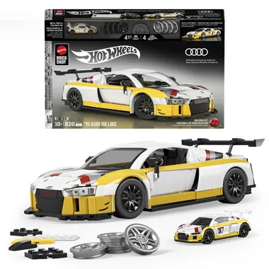 JFT18 マテル ブリックショップ ホットウィール '15 アウディ R8 LMS