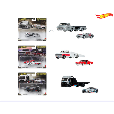 【予約】JHX90  HW チームトランスポート メルセデス・ベンツ 300 SLR / メルセデス・ベンツ レントランスポーター