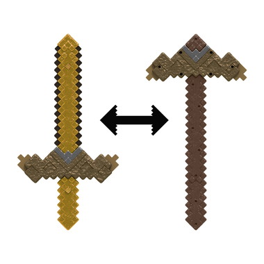 【予約】JKC15  マインクラフト 秒で武器が変形！剣とツルハシ