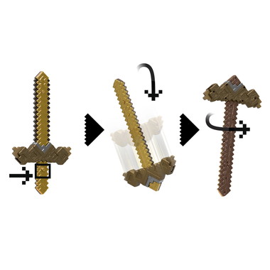 【予約】JKC15  マインクラフト 秒で武器が変形！剣とツルハシ