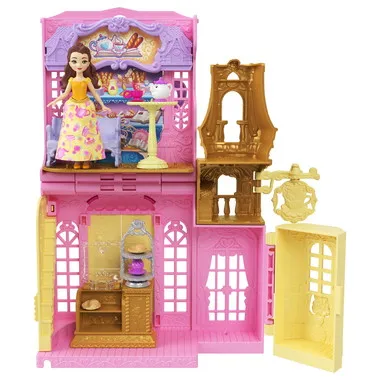 【予約】JLT63  ディズニープリンセス たのしいおみせ ベルのティーショップ（かさねるおしろシリーズ！ミニドール）
