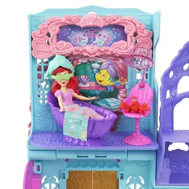 【予約】JLT64  ディズニープリンセス　たのしいおみせ アリエルのリラックススパ（かさねるおしろシリーズ！ミニドール）