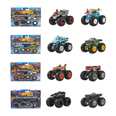 【予約】FYJ64-986U HWモンスタートラック　１：６４　２パック　アソート