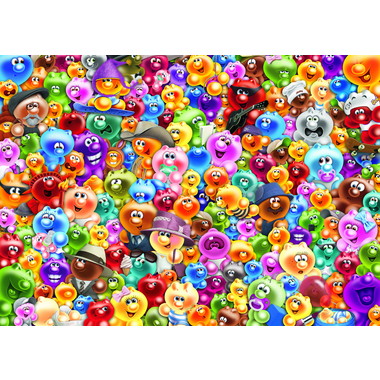 【メーカー取寄】17259 7 ジグソーパズル　ジェリニがいっぱい　1000ピース