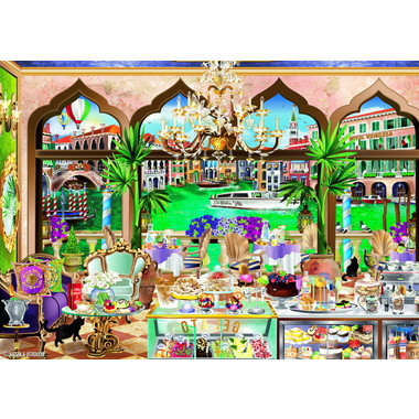 【メーカー取寄】17275 7 ヴェネツィアのカフェ 1000ピース