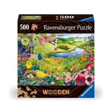 【メーカー取寄】17513 0 ウッドパズル　ワイルド・ガーデン　500
