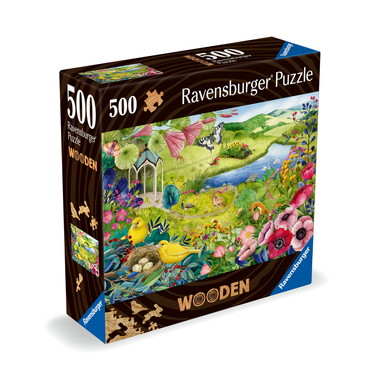 【メーカー取寄】17513 0 ウッドパズル　ワイルド・ガーデン　500