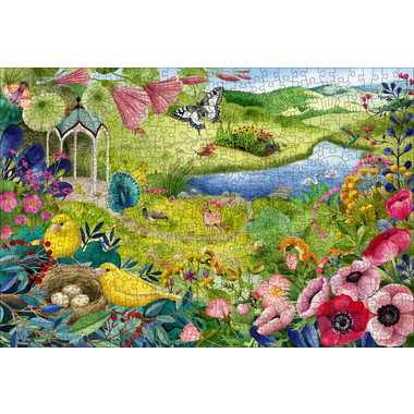 【メーカー取寄】17513 0 ウッドパズル　ワイルド・ガーデン　500