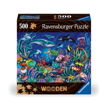 【メーカー取寄】17515 4 ウッドパズル　アンダー・ザ・シー　500