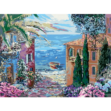【メーカー取寄】20218 8 クレアート　地中海の風景