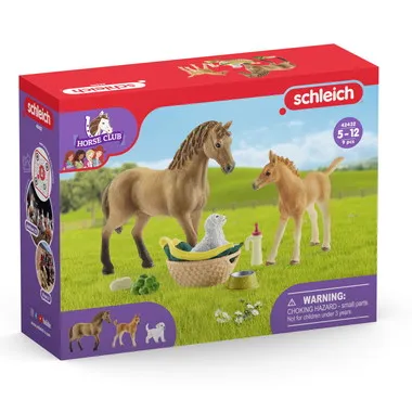 【メーカー取寄】42432 クォーター馬と赤ちゃん動物のお世話セット