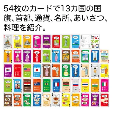 【メーカー取寄】7914 世界のいろいろトランプ