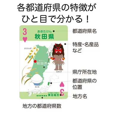 【メーカー取寄】7918 特産・名産　都道府県トランプ