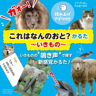 【メーカー取寄】21167 これはなんの音？かるた～いきもの～