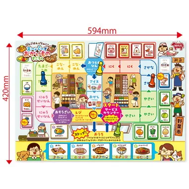 【メーカー取寄】21610 スーパーでおかいものすごろく