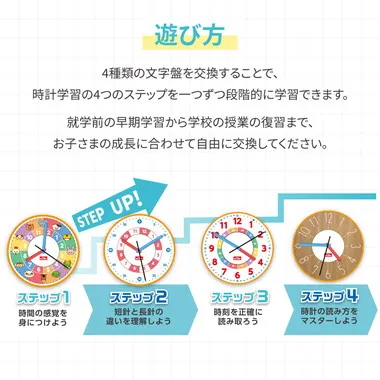 【予約】4ステップラーニングクロック