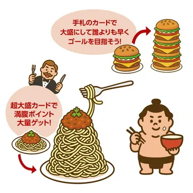 【メーカー取寄】21933 超大盛！くいしんぼうカードバトル