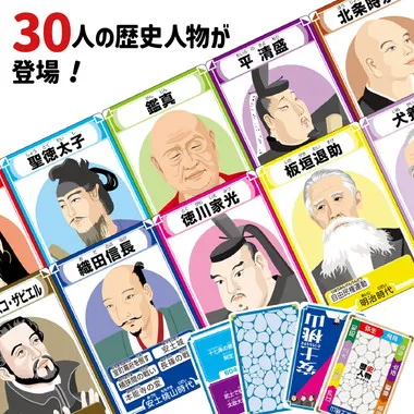 【メーカー取寄】22187 歴史人物　カードゲーム