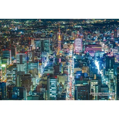 【メーカー取寄】300-332 300Pジグソー 日本の都市14 愛知県名古屋市「中区栄方面夜景」
