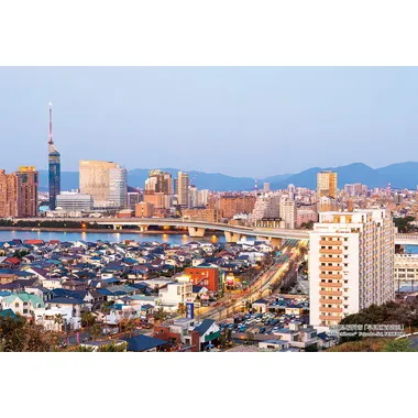 【メーカー取寄】300-337 300Pジグソー 日本の都市19 福岡県福岡市「早良区百道浜」