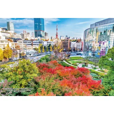 【メーカー取寄】300-391 300Pジグソー 日本の都市35 東京都港区「六本木ヒルズ毛利庭園より見る」