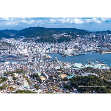 【メーカー取寄】300-394 300Pジグソー 日本の都市38 長崎県長崎市「稲佐山から見る長崎市全域」
