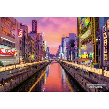 【メーカー取寄】300-407 300Pジグソー 日本の都市51 大阪府大阪市「道頓堀夜景」