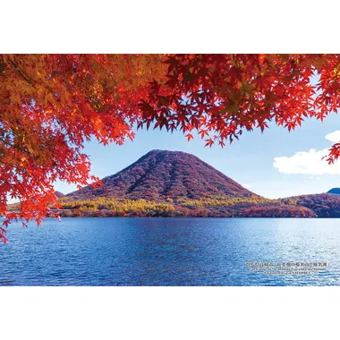 【メーカー取寄】300-412 300Pジグソー 日本の都市56 群馬県高崎市「紅葉期の榛名山と榛名湖」