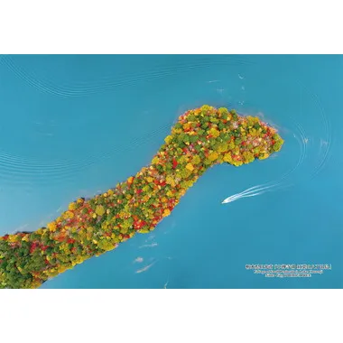 【メーカー取寄】300-413 300Pジグソー 日本の都市57 栃木県日光市「中禅寺湖 紅葉の八丁出島」