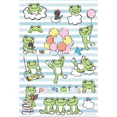 【メーカー取寄】1000Pジグソー かえるのピクルス ポーズ集