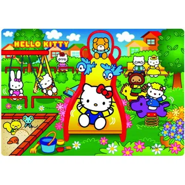 MB-40-053 チャイルドパズル　ハローキティのこうえんだいすき