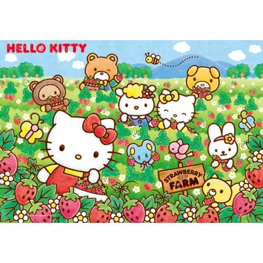 MC-80-879 チャイルドパズル　ハローキティのいちごだいすき