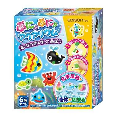 KJT12051 ぷにょぷにょアクアリウム 海のなかまを作って遊ぼう 6色セット