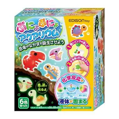 KJT12052 ぷにょぷにょアクアリウム 恐竜のなかまを誕生させよう 6色セット