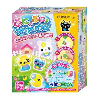 KJT12053 ぷにょぷにょアクアリウム かわいいペットと一緒に遊ぼう 6色セット