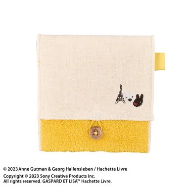 |メーカー品切れ中|【メーカー取寄】どっとポーチ  ショートマルチ リサとガスパール イエロー BC