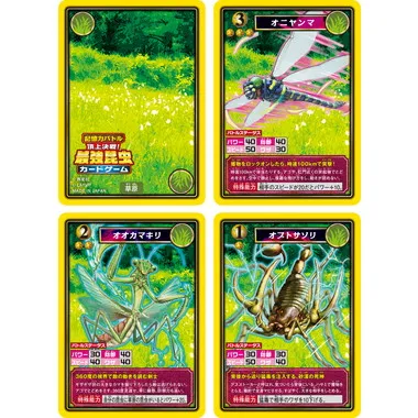 記憶力バトル！頂上決戦！最強昆虫カードゲーム