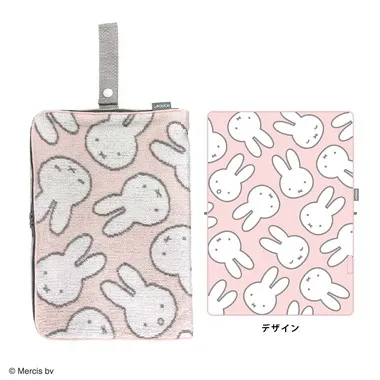 【メーカー取寄】どっとポーチ ケア ミッフィー フェイス ピンク BE
