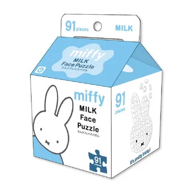 【メーカー取寄】ミッフィー　ミルクフェイスパズル　ミルク