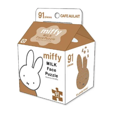 【メーカー取寄】ミッフィー　ミルクフェイスパズル　カフェオレ