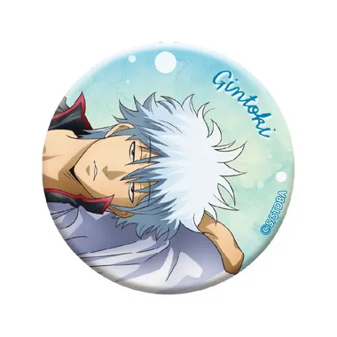 【予約】銀魂 うたたね グリッター缶バッジ（銀時）