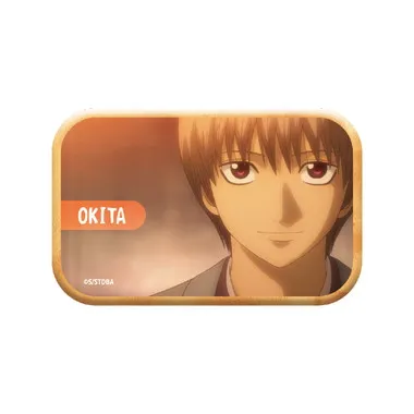 【予約】銀魂 メモリアルカット缶バッジ（沖田）