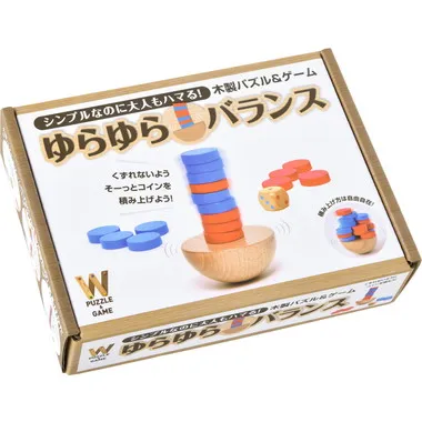 木製パズル＆ゲーム　ゆらゆらバランス