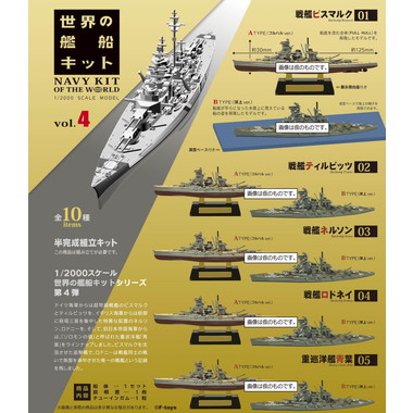 【メーカー取寄】00715 世界の艦船キット4