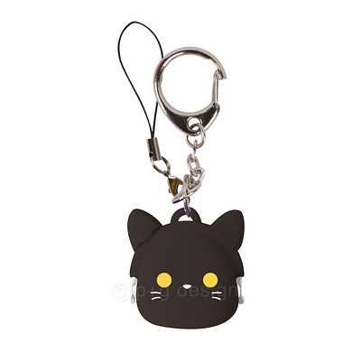 【メーカー取寄】mimiP-BitFriendsKeyring&strapくろたん